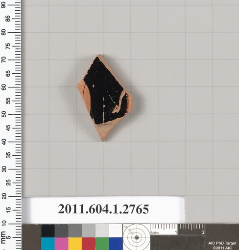 Terracotta fragment of a kylix (drinking cup)