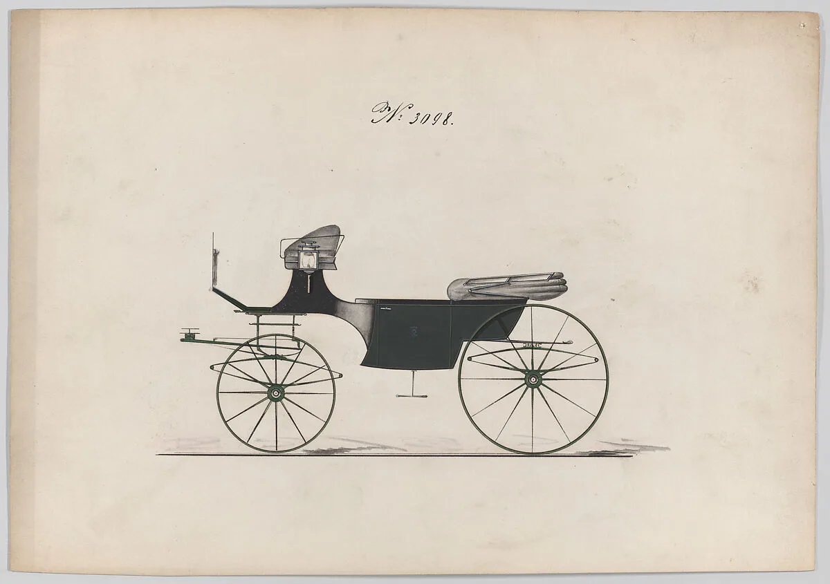 Design for Landaulet, no. 3098 — Brewster & Co.
