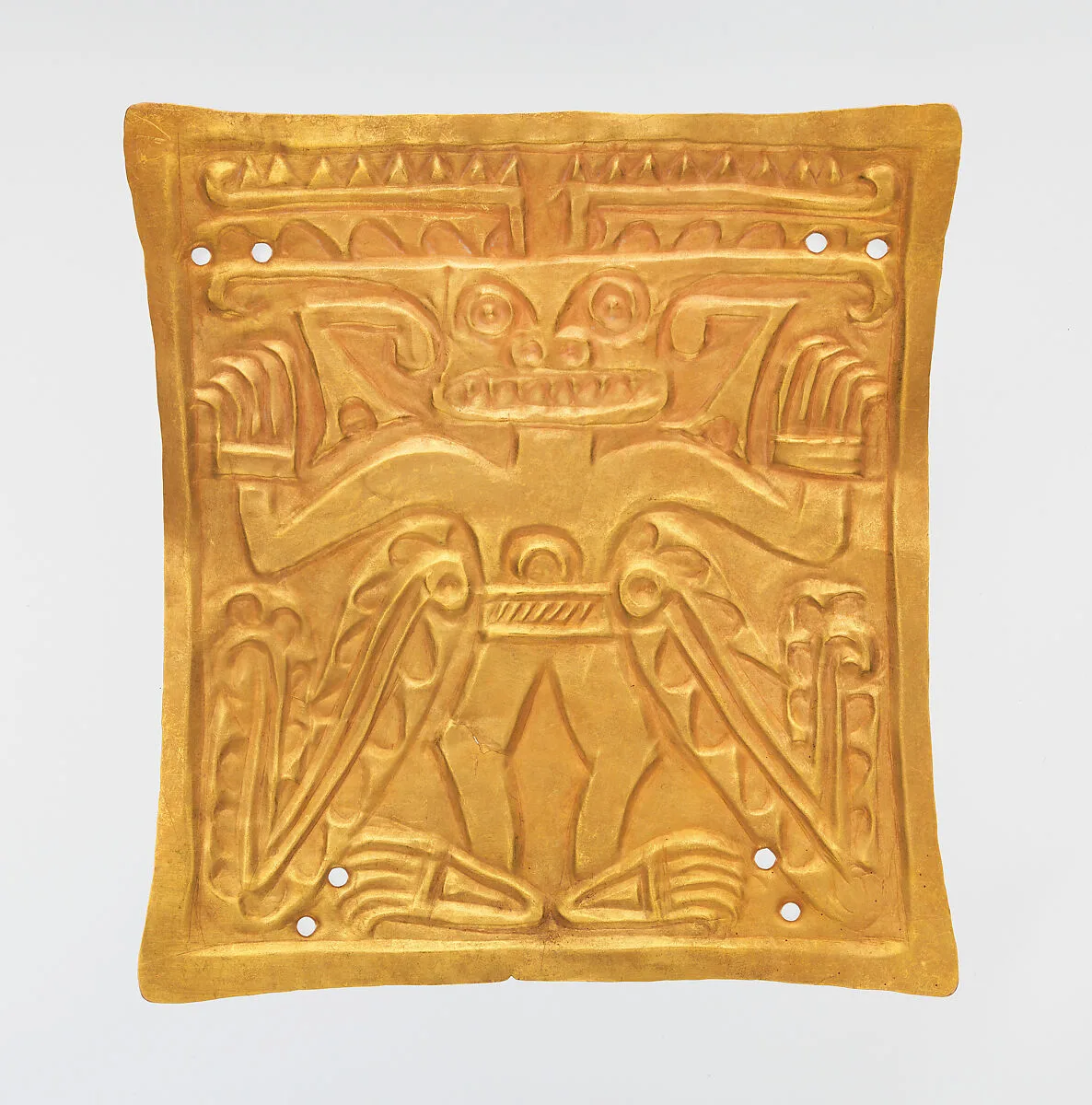 Plaque with Masked Figure — Unknown