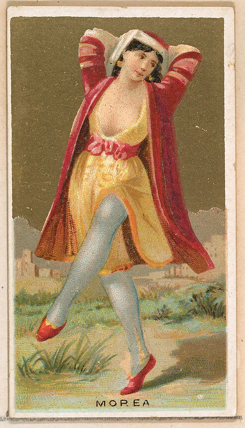 Morea, from the Dancing Girls of the World series (N185) issued by Wm. S. Kimball & Co. — William S. Kimball & Company