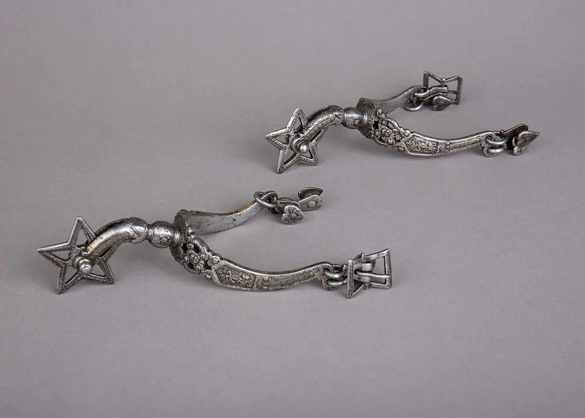 Pair of Rowel Spurs — Unknown