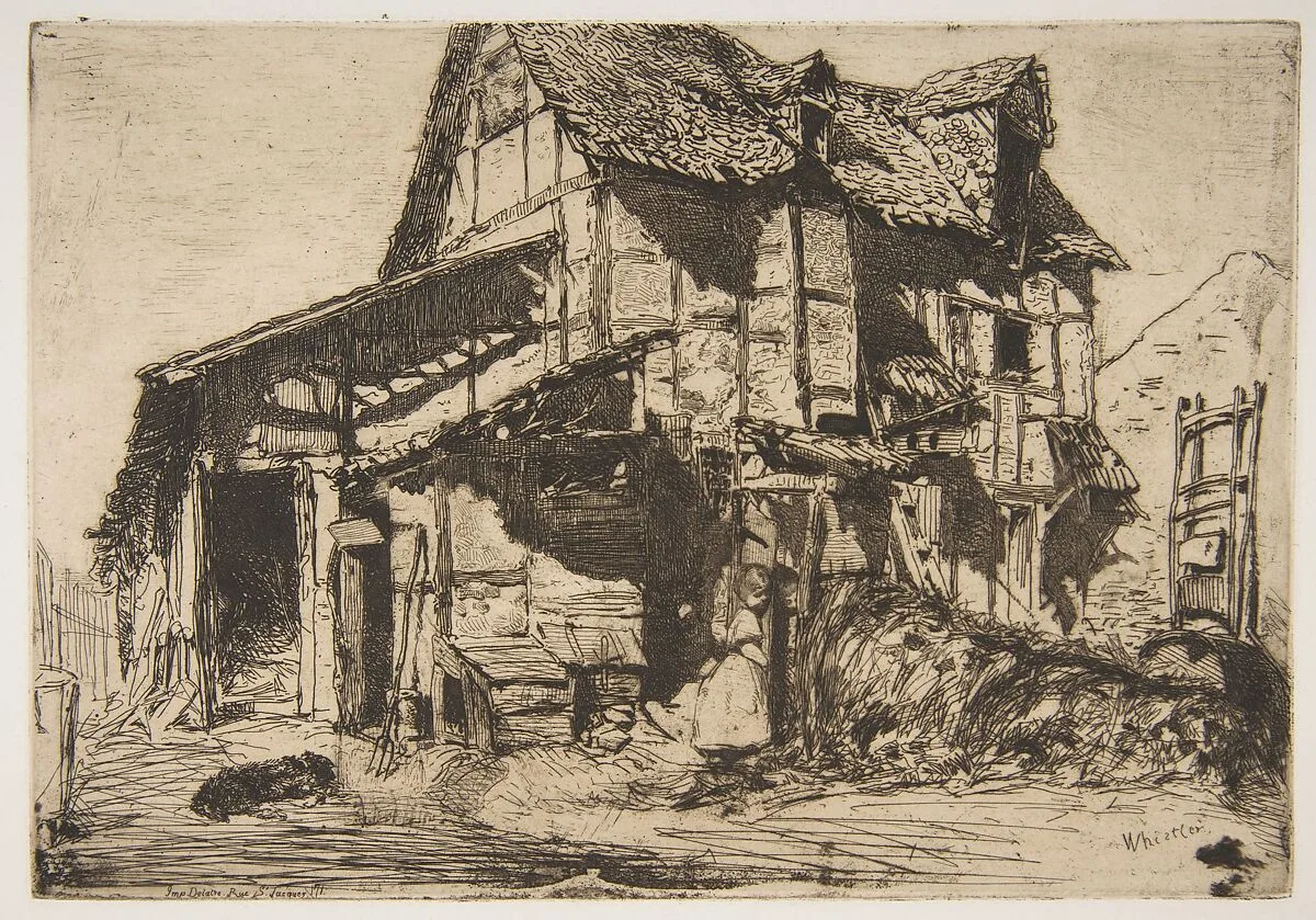 The Unsafe Tenement (The Old Farm) — James McNeill Whistler