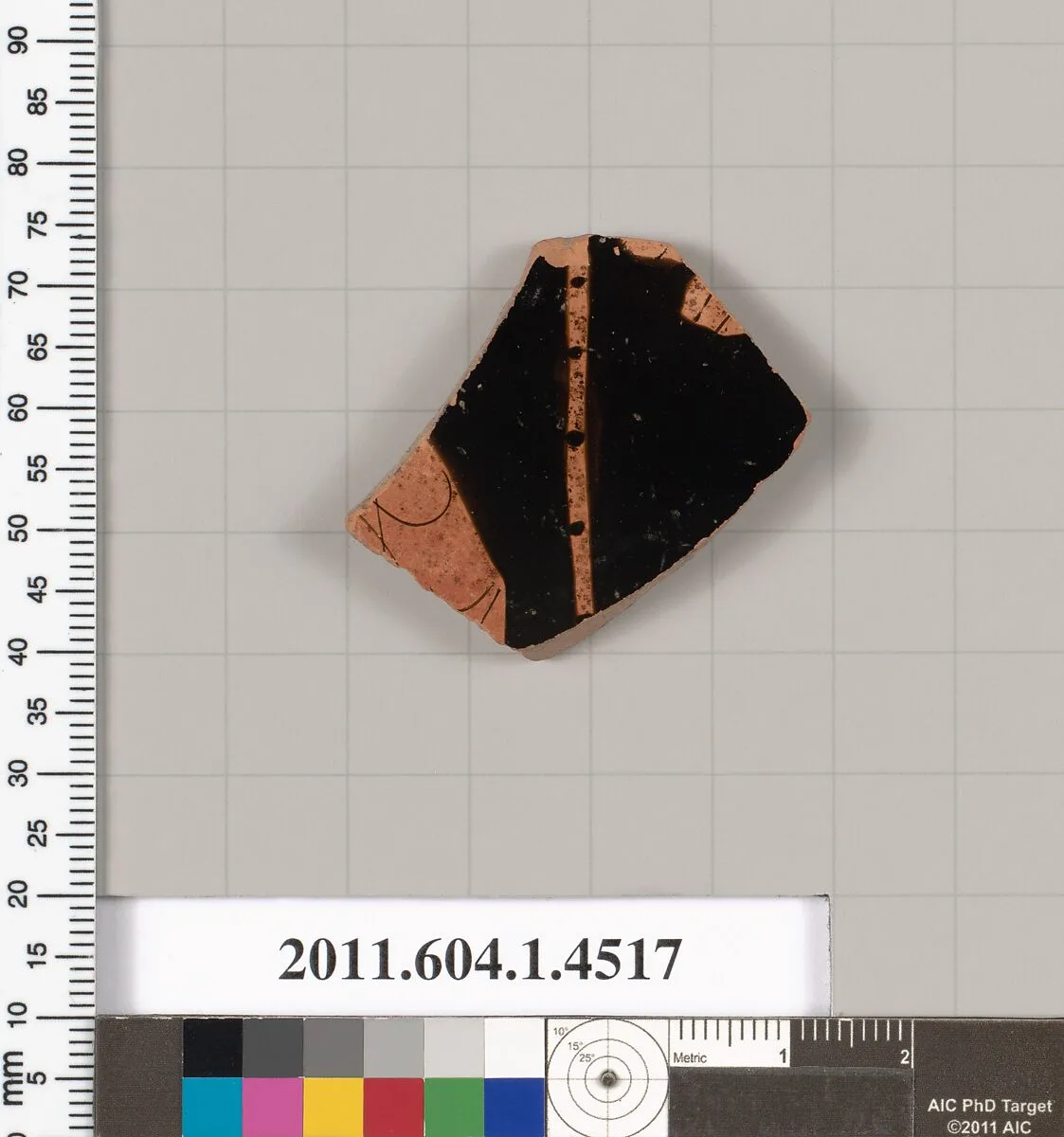Terracotta fragment of a kylix (drinking cup) — Unknown