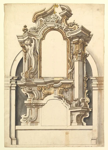 Two Alternate designs for an Altar.