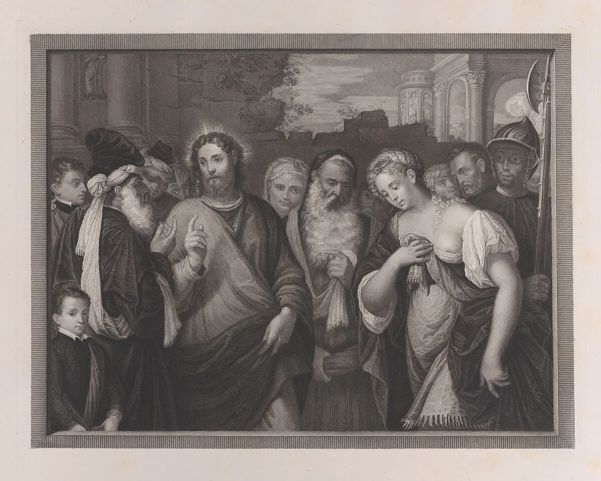 Christ and the adulteress — Carlo Raimondi