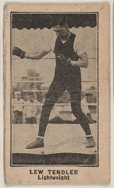 Lew Tendler, Lightweight, from Boxers strip cards (W580) — Unknown