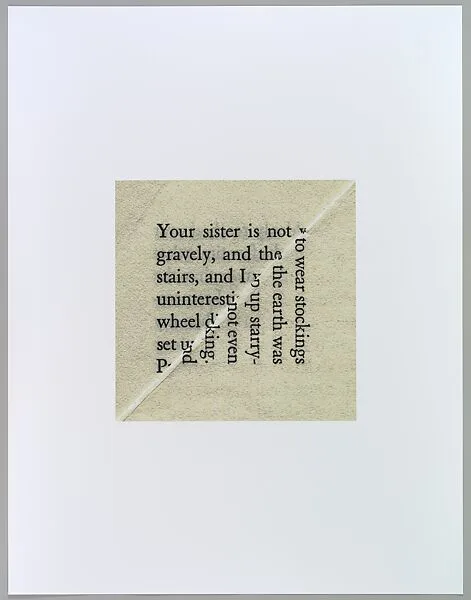 Not to Wear Stockings — Erica Baum