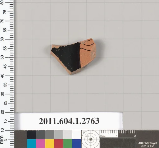Terracotta fragment of a kylix (drinking cup)