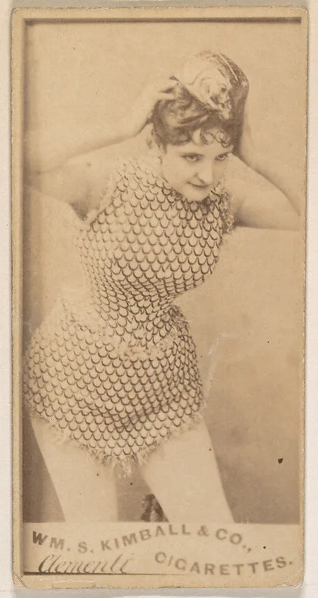 Miss Clementi, from the Actresses series (N203) issued by Wm. S. Kimball & Co. — William S. Kimball & Company