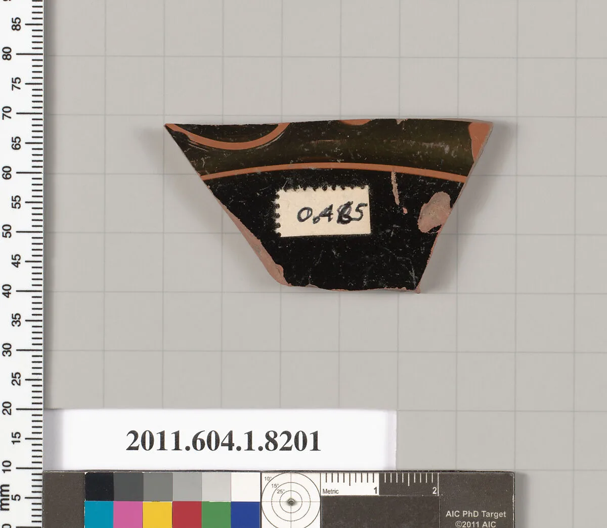 Terracotta fragment of a kylix (drinking cup) — Unknown