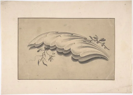 Acanthus Leaf and Flowering Vine Ornament
