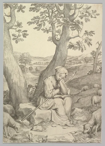 St. Genevieve as a Young Girl