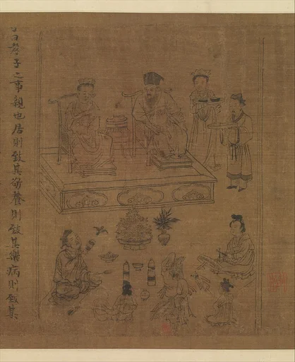 北宋 李公麟 孝經圖 卷|The Classic of Filial Piety