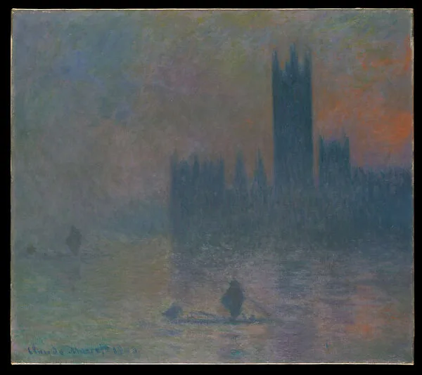 The Houses of Parliament (Effect of Fog) — Claude Monet