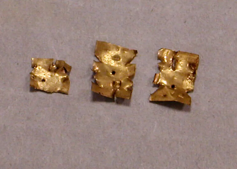 Gold Sheet Fragment — Unknown