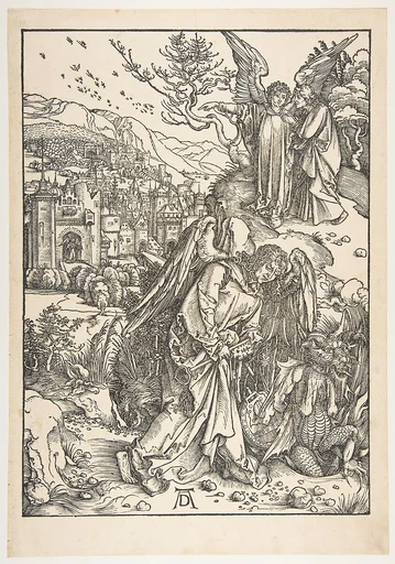 The Angel with the Key to the Bottomless Pit, from "The Apocalypse"