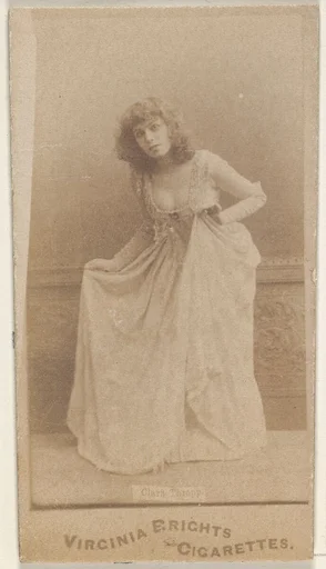 Clara Thropp, from the Actors and Actresses series (N45, Type 1) for Virginia Brights Cigarettes