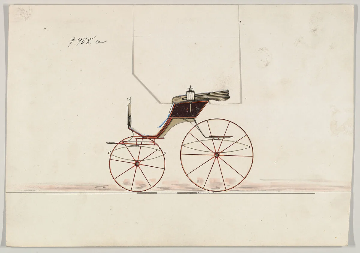 Four-spring Drop Front Road Wagon #908a — Brewster & Co.