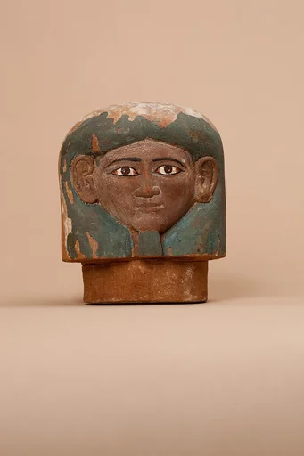 Canopic jar lid of Ukhhotep