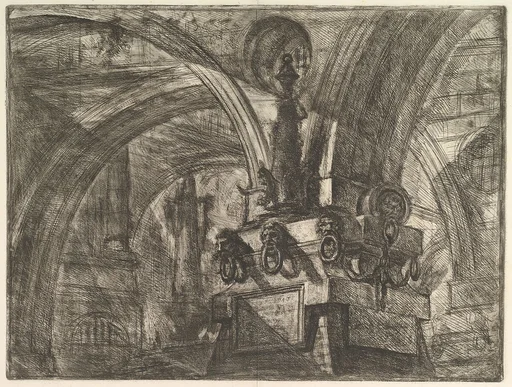 The Pier with a Lamp, from "Carceri d'invenzione" (Imaginary Prisons)