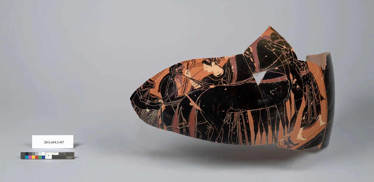 Terracotta fragment of an amphora (jar) — Unknown