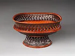 藤沼昇造「無双」網代編盛籃|Peerless Fruit or Offering Tray (Morikago) — Fujinuma Noboru