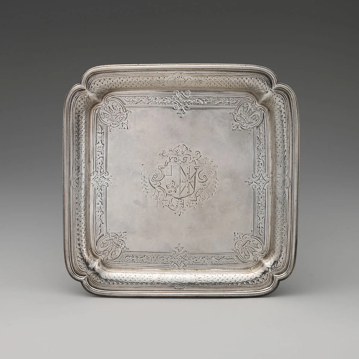 Salver (one of a pair) — Paul de Lamerie