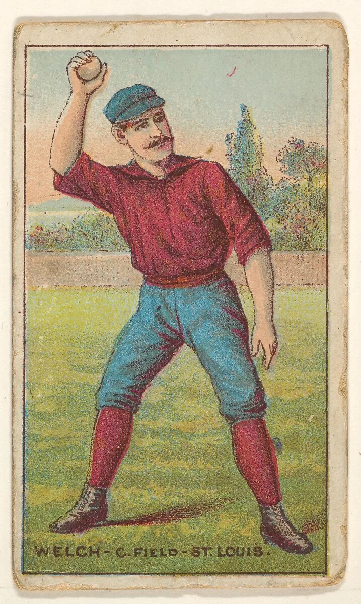 Welch, C. Field, St. Louis, from the Gold Coin series (N284) for Gold Coin Chewing Tobacco — D. Buchner & Co., New York