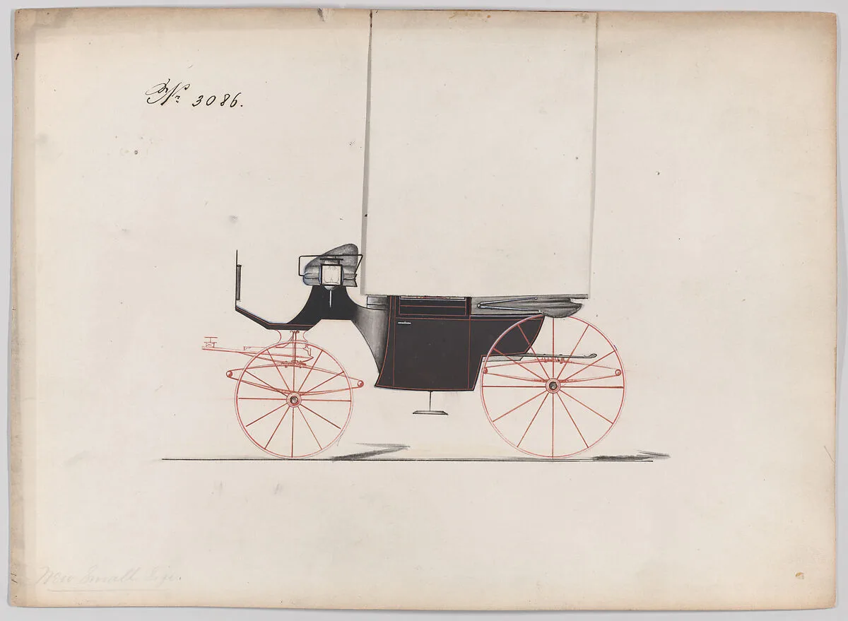 Design for Landaulet, no. 3086 — Brewster & Co.