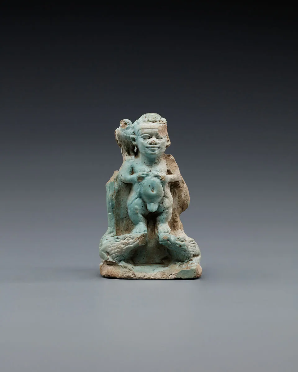 Amulet, Ptah on crocodiles — Unknown