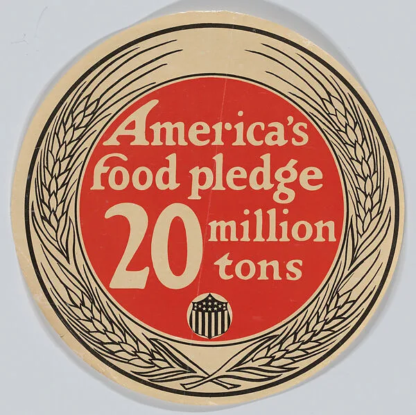 America's food pledge — Anonymous