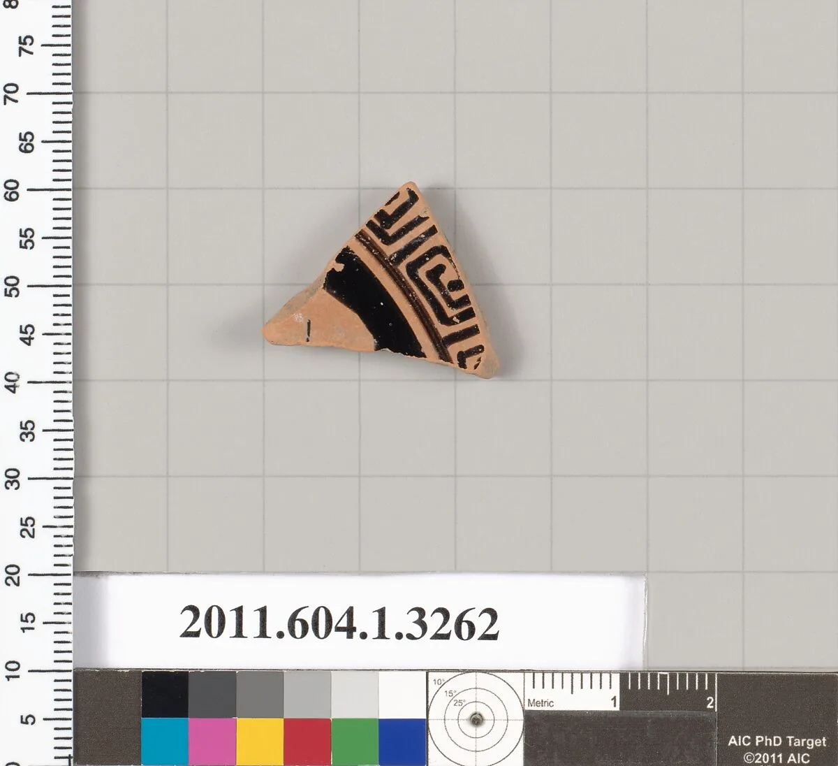 Terracotta fragment of a kylix (drinking cup) — Unknown