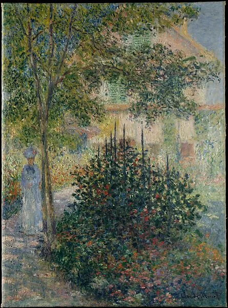 Camille Monet (1847–1879) in the Garden at Argenteuil — Claude Monet