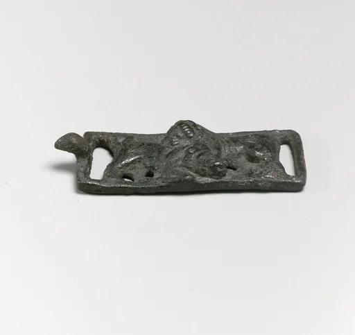Buckle with lion and boar