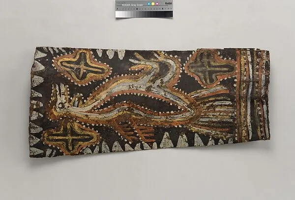 Painting from a Ceremonial House Ceiling — Artists of Mariwai Village|Kulumb, Simberaga Wanyi
