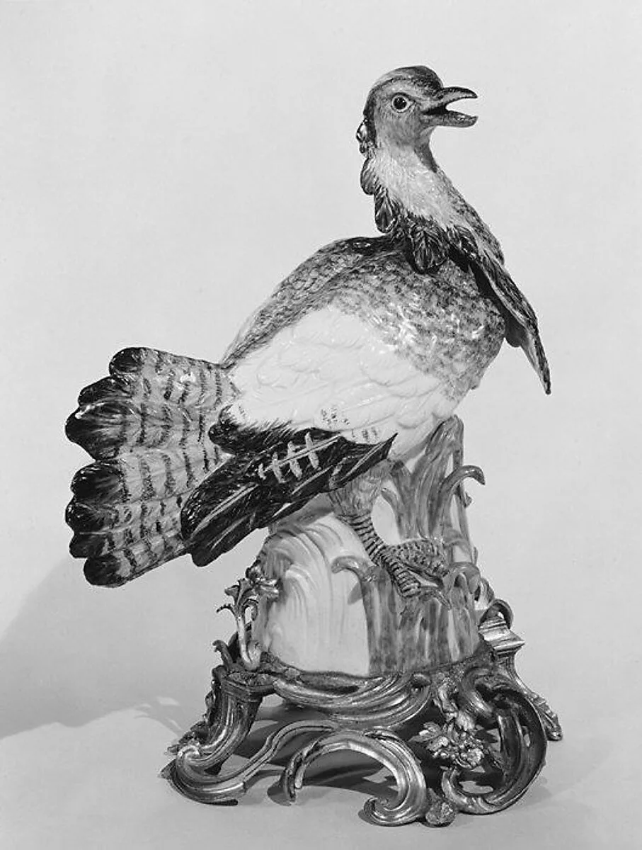 Ruffed bustard (one of a pair) — Meissen Manufactory|Johann Joachim Kändler