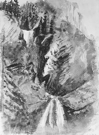 Mountains and Stream, Faido