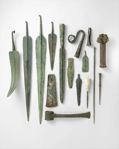 Tin-bronze scepter head