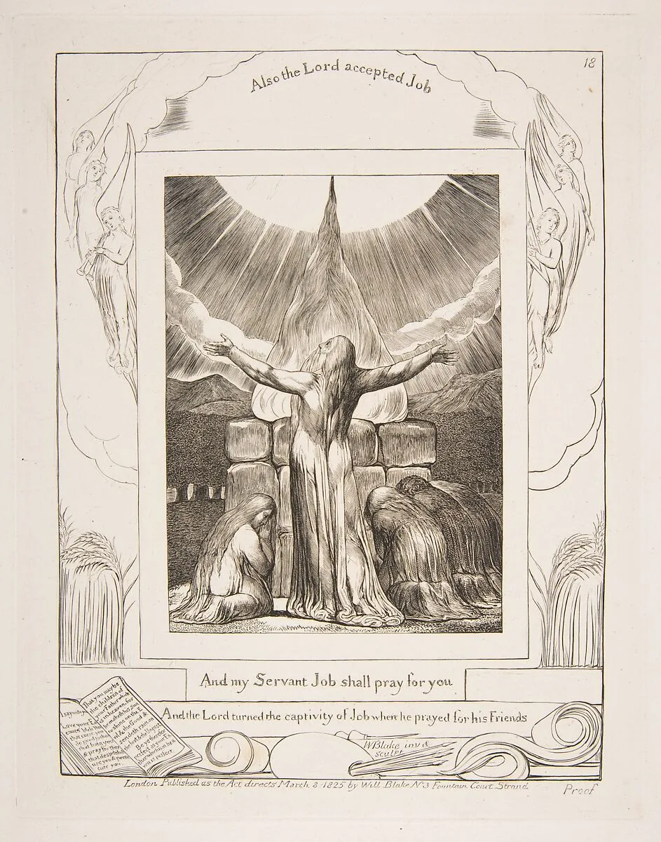 Job's Sacrifice — William Blake|William Blake