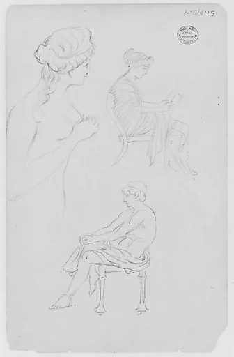 Women in Classical Dress (from Sketchbook)