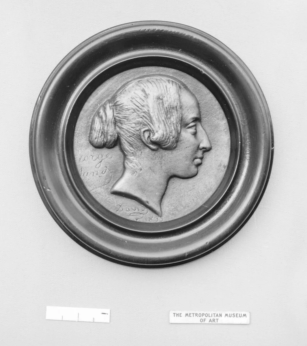 George Sand (Armandine Lucile Aurore Dupin, Baroness Dudevant), French novelist (1804–1876) — Pierre Jean David d'Angers