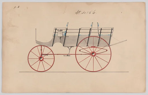 Design for 6 seat Phaeton, no. 4156