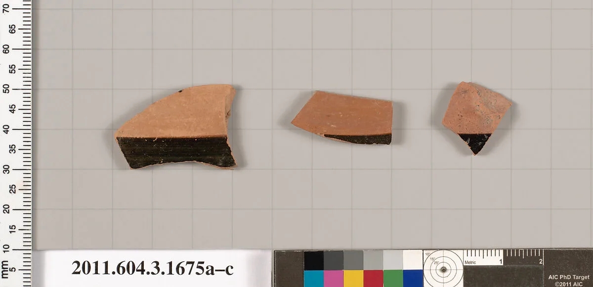 Terracotta fragments of kylikes: Band or lip cups (drinking cups) — Unknown