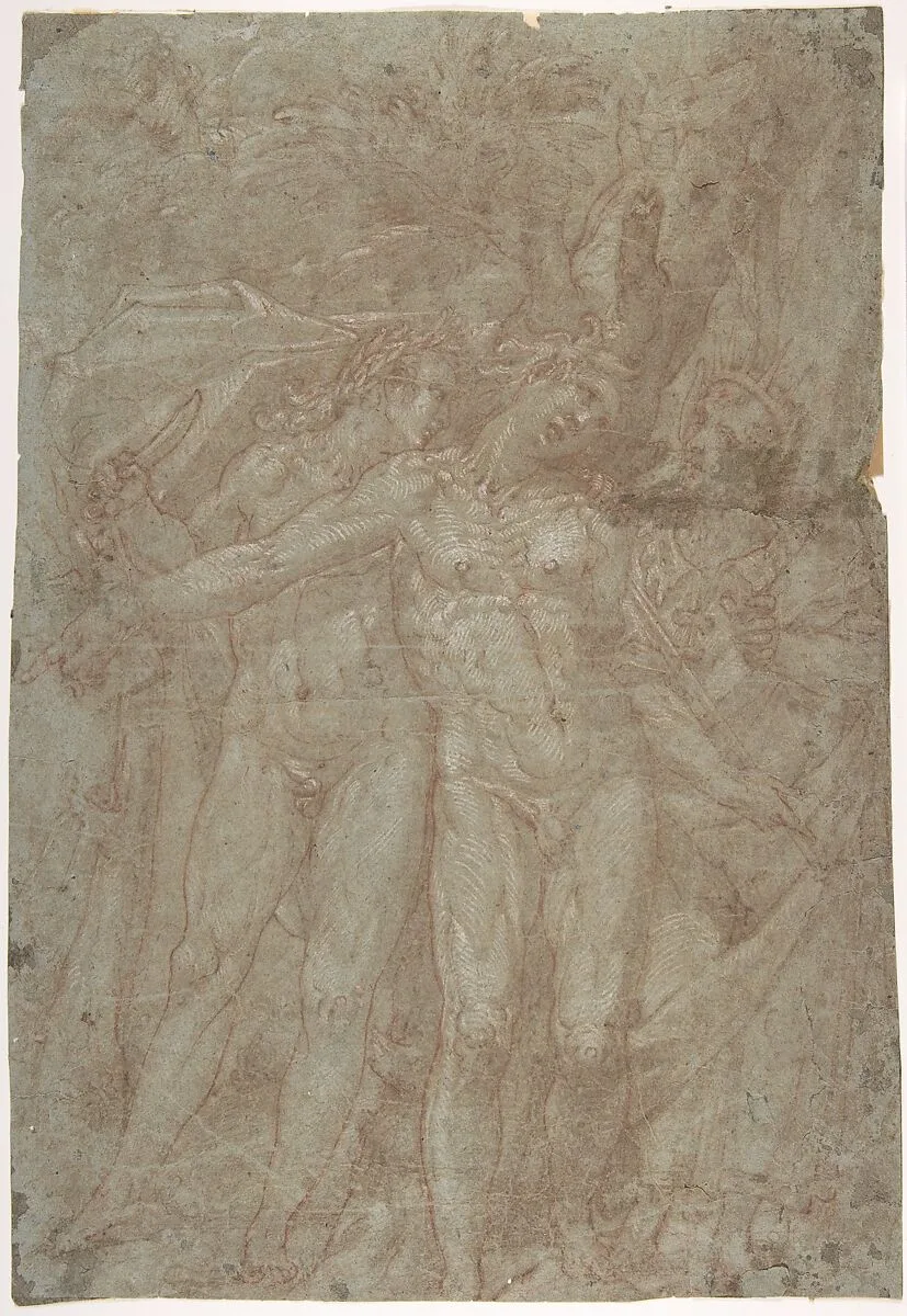 Apollo, Marsyas, and Midas — Anonymous, Netherlandish, 16th century
