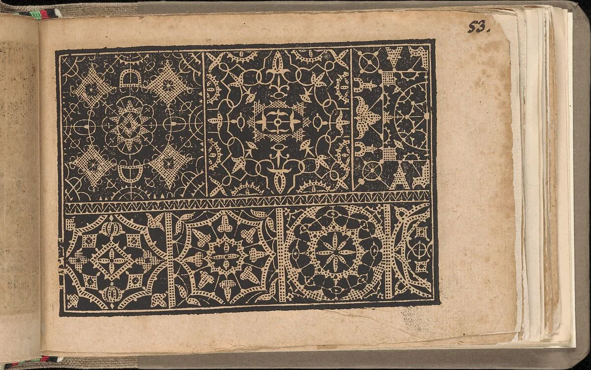 Schön newes Modelbuch (Page 53r) — Sigismundus Latomus