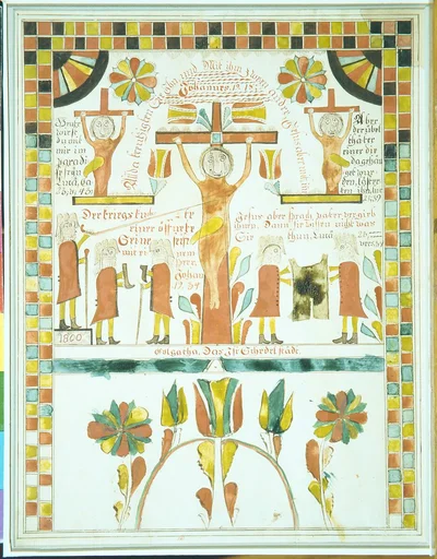 Drawing of the Crucifixion