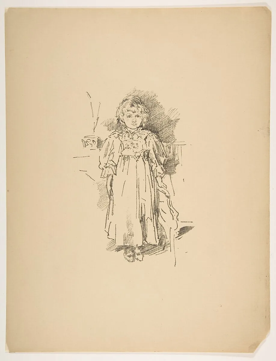 Little Evelyn, from "The Art Journal" — James McNeill Whistler