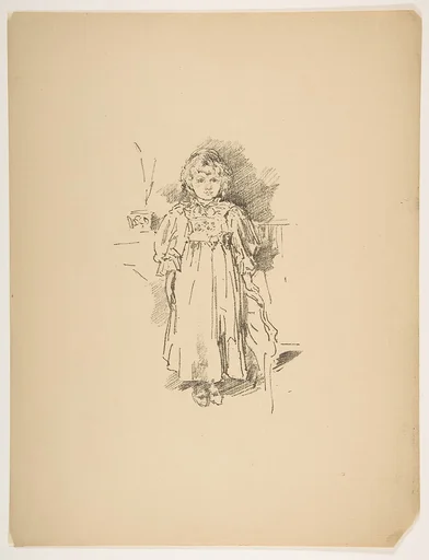 Little Evelyn, from "The Art Journal"