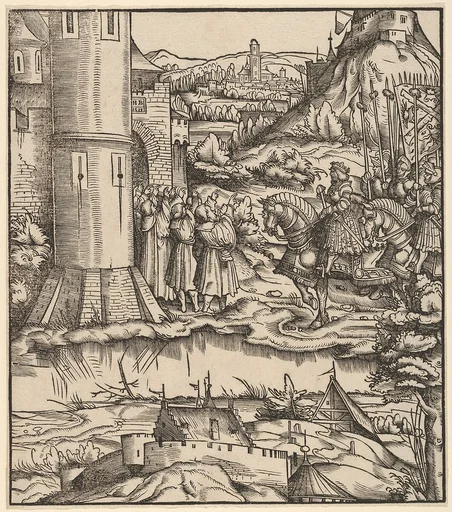 The Surrender of the Venetian Townships, from Der Weisskunig