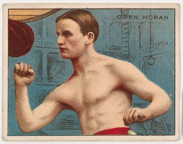 Owen Moran, from the Champion Pugilists series (T219), issued by Mecca and Hassan Cigarettes — Mecca Cigarettes|Hassan Cigarettes